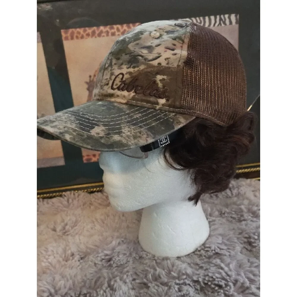 Cabela's Mossy Camo Baseball Cap - Green, Tan